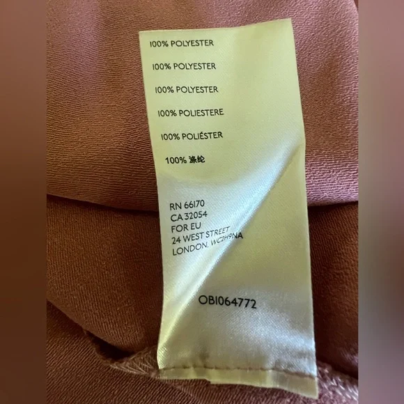 Free People‎ Beatrice Satin Maxi Dress Pink/rose size 8 NWT - Picture 15 of 16